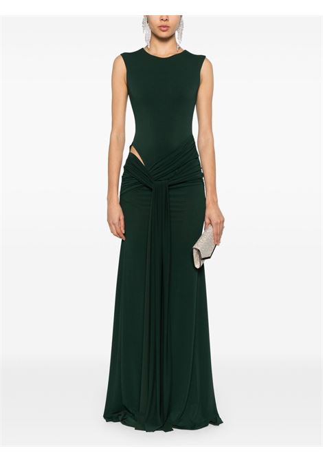Abito lungo con cut-out in verde scuro Alex Perry - donna ALEX PERRY | D1490FRSTGRN